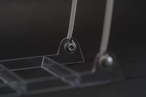 MADE IN USA 12-pack Sturdy & Durable Adjustable Acrylic Easels to Display Unnoticeably Plates, Art, Pictures & More - Unique on the Market