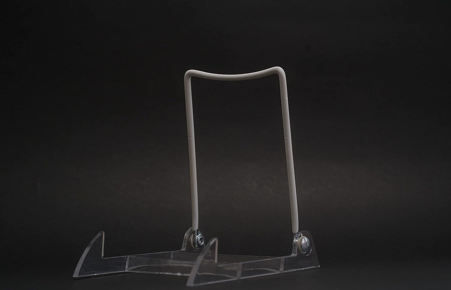 MADE IN USA 4-pack Sturdy & Durable Adjustable Acrylic Easels to Display Unnoticeably Plates, Art, Pictures & More - Unique on the Market