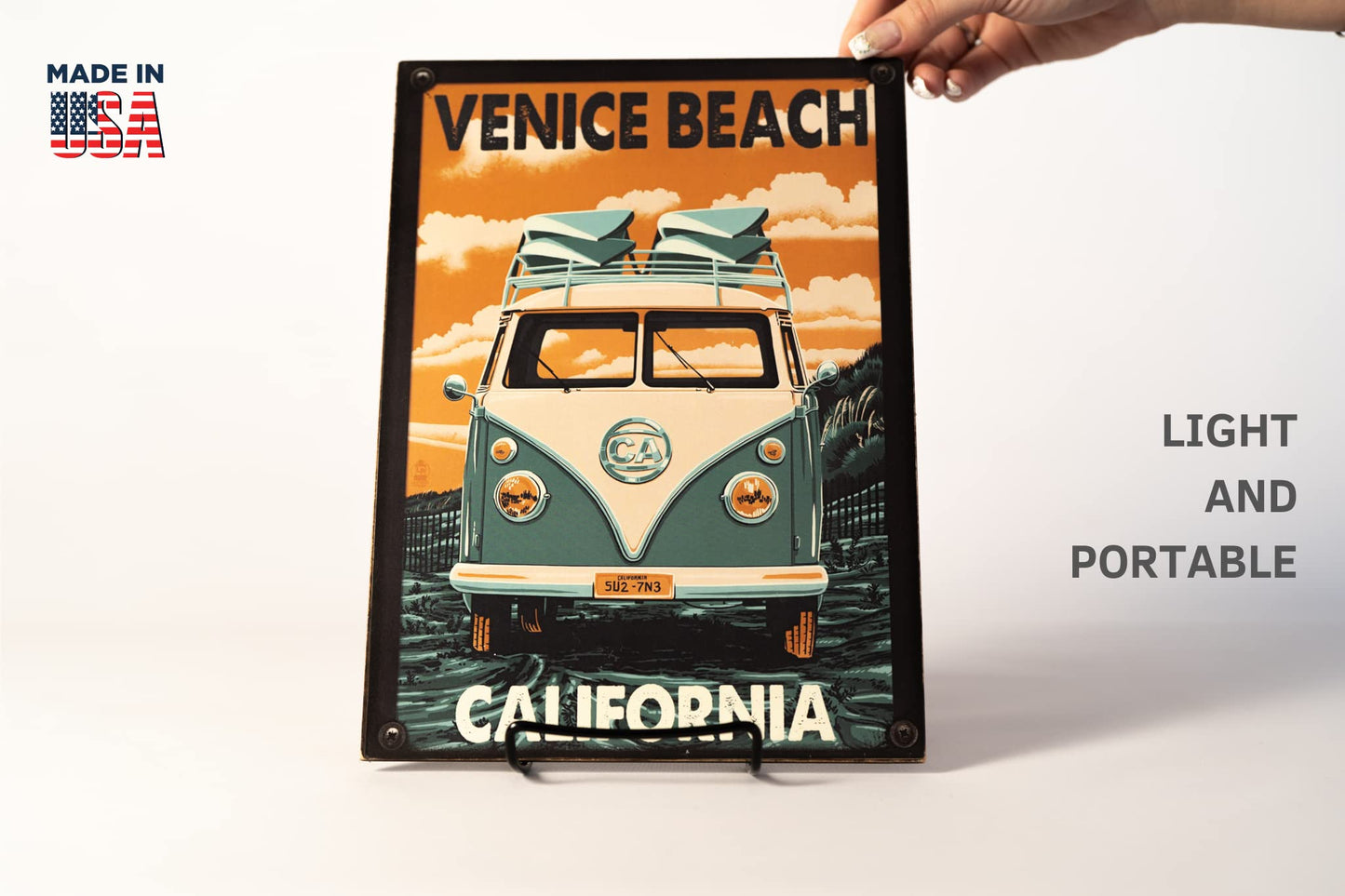 MADE IN USA 12-Pack Sturdy & Durable Adjustable Metal Easels to Display Books, Frames, Comics, Plates & More - Unique on the Market