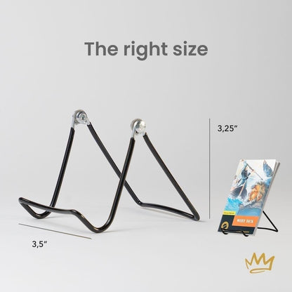 Sturdy & Durable Adjustable Metal Easels in 3.25" to Display Books, Frames, Comics, Plates & More - Unique on the Market