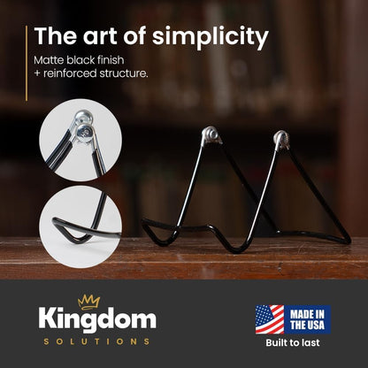 Sturdy & Durable Adjustable Metal Easels in 3.25" to Display Books, Frames, Comics, Plates & More - Unique on the Market