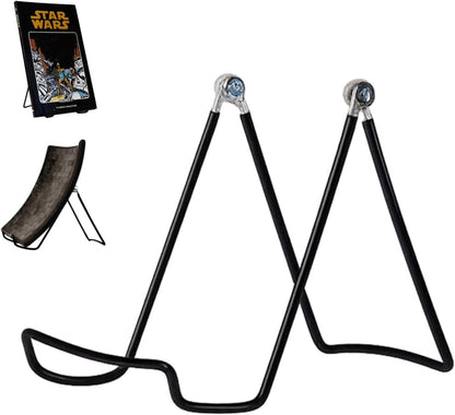 Adjustable Black Metal Easels in size 4.75"- Book Stand - Sturdy Plate Stand for Art, Pictures, Books, Frames - Unique on the Market