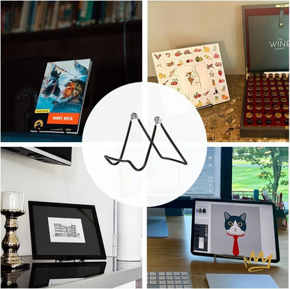 Sturdy & Durable Adjustable Metal Easels in 3.25" to Display Books, Frames, Comics, Plates & More - Unique on the Market