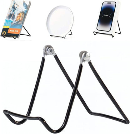 Sturdy & Durable Adjustable Metal Easels in 3.25" to Display Books, Frames, Comics, Plates & More - Unique on the Market