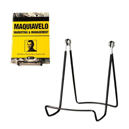 MADE IN USA 12-Pack Sturdy & Durable Adjustable Metal Easels to Display Books, Frames, Comics, Plates & More - Unique on the Market