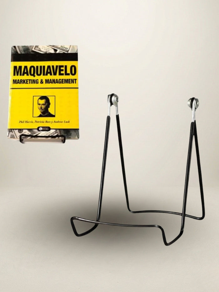 MADE IN USA 12-Pack Sturdy & Durable Adjustable Metal Easels to Display Books, Frames, Comics, Plates & More - Unique on the Market