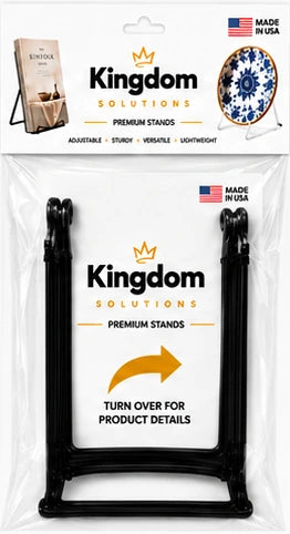 3.25″ Metal Display Stand — retail two-pack packaging